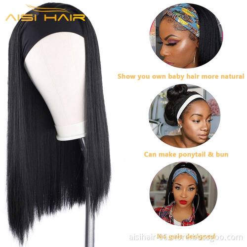 Luxury Vendor Best Manufacturers For Black Women Wholesale Straight 28 Inch Good Quality Extensions Headband Straight Hair